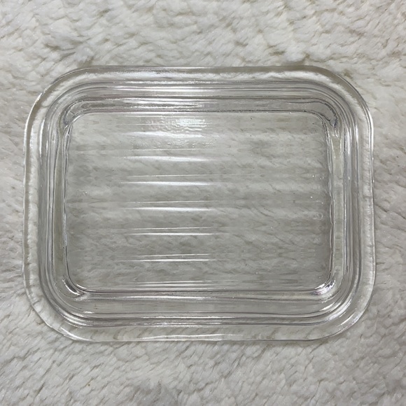 Vintage🔥Pyrex Butterscotch 2-pc Set, Sm Refrig + Glass Lid, EUC with Clear Lid - Picture 7 of 10